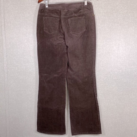 Chadwicks Thin wale Brown Corduroy Wide Leg Pants - Picture 4 of 9